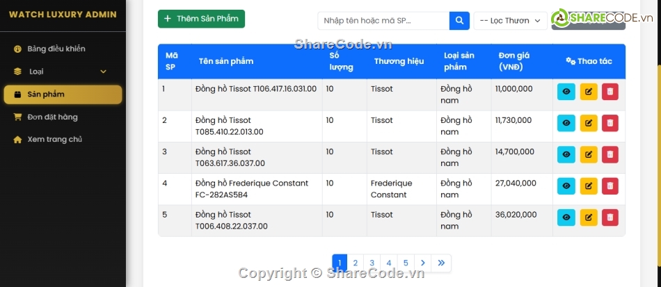 Code web,Web bán hàng,Code đồ án,Code phần mềm quản lý,Web MVC,MVC